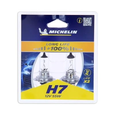Afbeelding van Michelin 008717 Gloeilamp, verstraler H7 12V 55W PX26d Halogeen AUDI: A4 B8 Avant, A3 Sportback, A6 C7 BMW: 3 Saloon, 5 Touring
