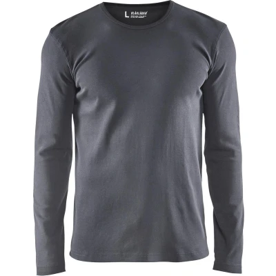 Afbeelding van Blaklader T shirt lange mouw 3314 1032 grijs mt L