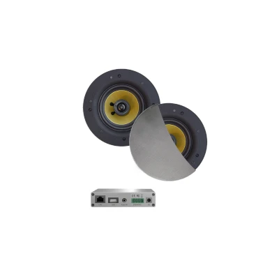 Afbeelding van WIFI Audiosysteem incl Rumba speakers (mat chroom) 30 WATT