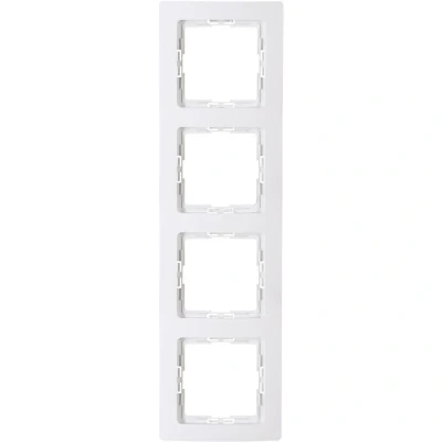 Afbeelding van Kopp 308702000 Afdekking Frame 4 voudig HK05 Arctisch wit