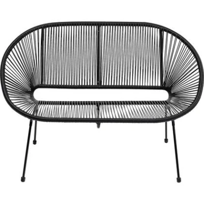 Afbeelding van Tuinbank Acapulco zwart Kare Design