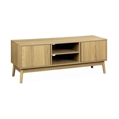 Afbeelding van sweeek Houten tv meubel, 2 deuren dune