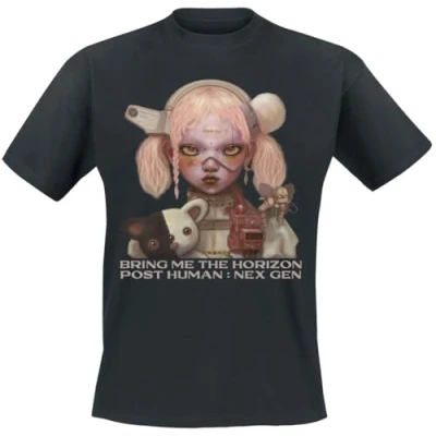 Afbeelding van Bring Me The Horizon Nex Gen Cover Heren T shirt S Zwart