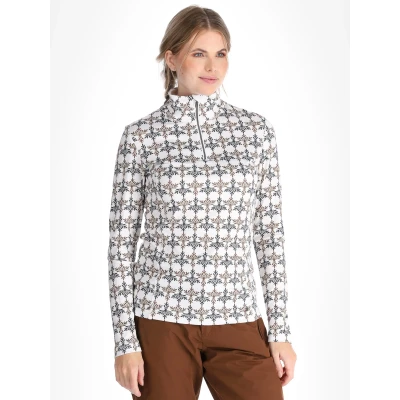 Afbeelding van Luhta Dames Hamanki Pully Print Wit/Beige
