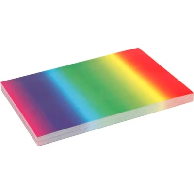 Afbeelding van Creotime Regenboogpapier, A4 21x30 cm, 100 vellen