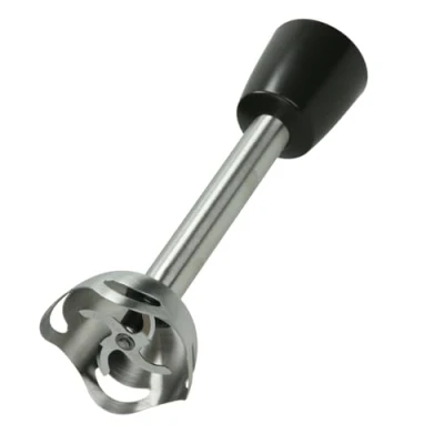 Afbeelding van ANAKEL Home MS 651822 vervangende mixerarm geschikt voor Moulinex QuickChef DD65S810 mixer, roestvrij staal, 4 messen, zwart