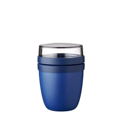 Image de Mepal pot à déjeuner mini Ellipse bol muesli pratique, yaourt, boîte convient au congélateur, micro ondes et lave vaisselle Vivid blue