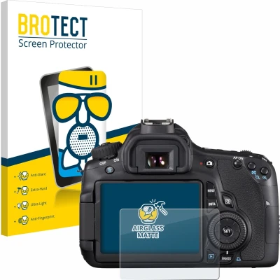 Afbeelding van BROTECT Screenprotector voor Canon EOS 60D Folie Beschermfolie Beschermglas matte