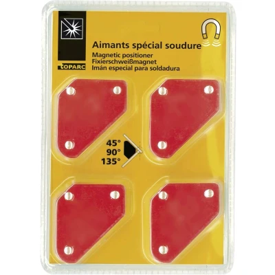Afbeelding van Toparc 044180 Magnetische lashoek, 4 stuks
