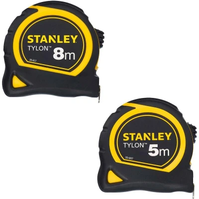 Afbeelding van Stanley Promopack Tylon Rolbandmaat 8m + 5m