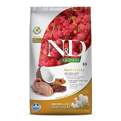 Afbeelding van Farmina N&amp;D Grain Free Dog Quinoa Skin &amp; Coat Adult Quail 2.5 kg Hond