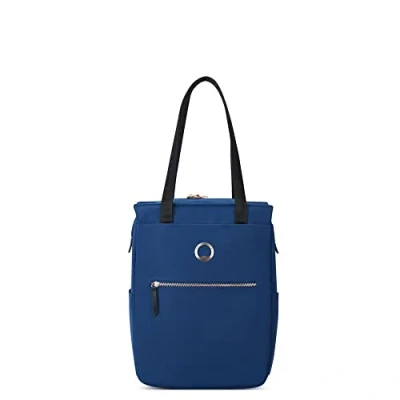 Afbeelding van DELSEY PARIS Schoudertas Vrije tijd rugzak met laptopvak Securstyle Tote 14L Darkblue Donkerblauw