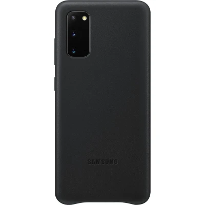 Afbeelding van Galaxy S20 (5G) Leren Hoesje EF VG980 Zwart Samsung Smartphone Hoesjes Geen Verzendkosten &amp; Morgen In Huis