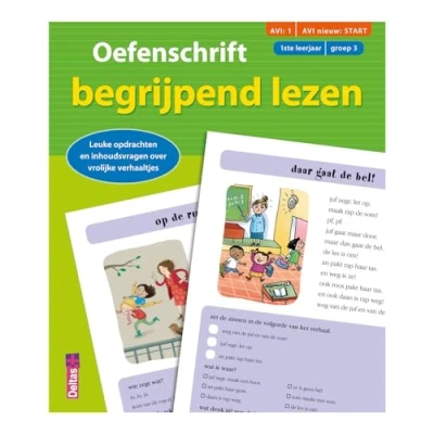 Afbeelding van Oefenschrift begrijpend lezen (AVI:1 AVI nieuw:START) (1ste leerjaar groep 3)