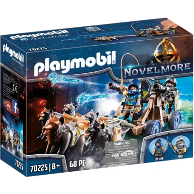 Afbeelding van PLAYMOBIL Novelmore ridders met waterkanon en wolven 70225