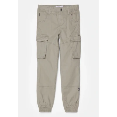 Afbeelding van Name it Nitbamgo REGR NO Cargobroek voor kinderen, Maat: 128, Elephant skin
