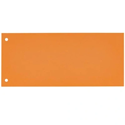 Afbeelding van Scheidingsstrook Oxford smal 240x105mm 190gr oranje
