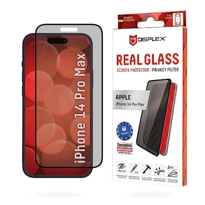 Afbeelding van DISPLEX Privacy Glass Full Cover 1709 Screenprotector (glas) Apple iPhone 14 Pro Max 1 stuk(s) Meekijkbescherming