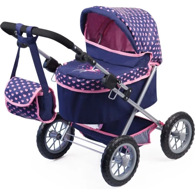 Afbeelding van Poppenwagen Reig Trendy Royal Special Version Blauw Roze 45 cm