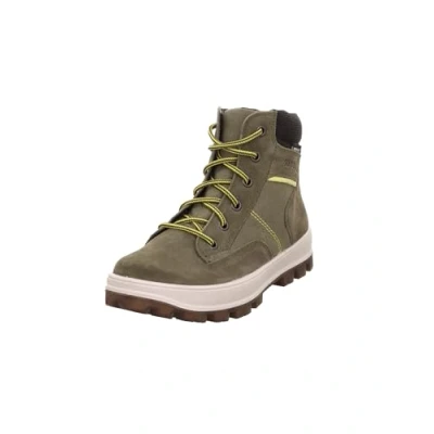 Afbeelding van Superfit TEDD Veterboots voor kinderen, Maat: 39, Grün/gelb Leer en textiel