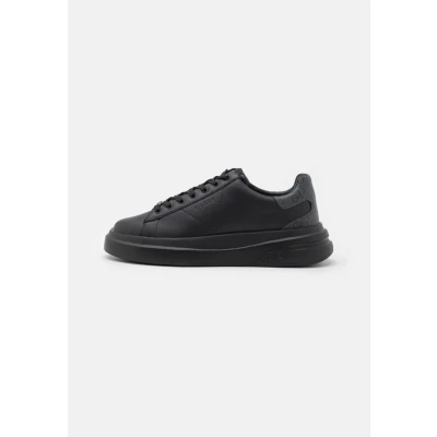 Afbeelding van Guess ELBA Sneakers laag, Heren, Maat: 41, Black Leer en imitatieleer