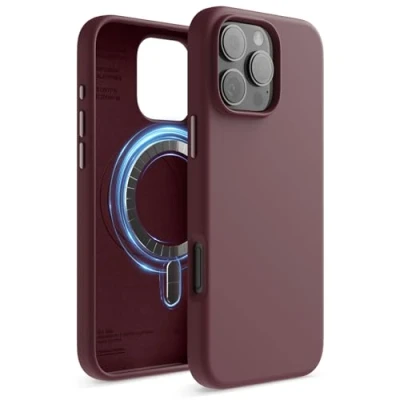 Afbeelding van elago Magnetische siliconen Beschermhoes, compatibel met iPhone 16 Pro Max, 6,9 inch, alle MagSafe accessoires, geïntegreerde magneten, zachte grip, schokbestendig