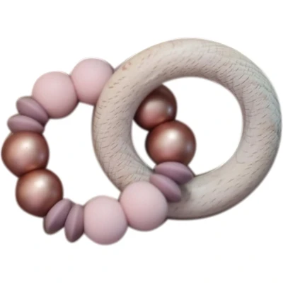 Afbeelding van Chewies &amp; More Lentil Ringrammelaar Rose Gold