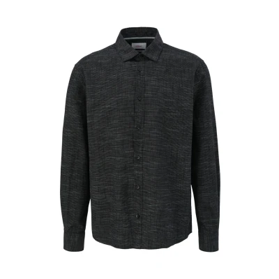 Afbeelding van s.Oliver Overhemd, Heren, Maat: Small, Schwarz