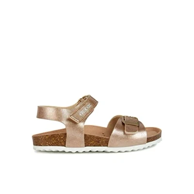 Afbeelding van Geox J Adriel G C SHI SYNT LEA Sandalen voor kinderen, Maat: 37, Rose gold Kunststof