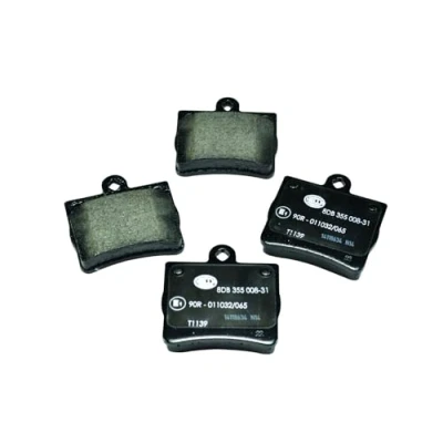Afbeelding van HELLA 8DB 355 008 311 Remblokkenset Niet geschikt voor slijtage waarschuwingscontact MERCEDES BENZ: C Class Saloon, E Coupe