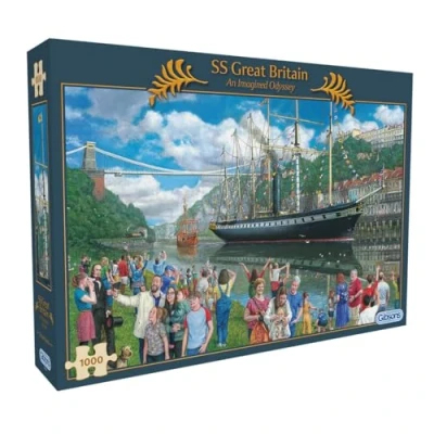 Afbeelding van puzzel Gibsons SS Great Britain: An Imagined Odyssy (1000 stukjes)