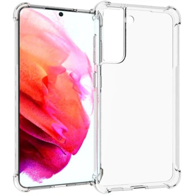 Afbeelding van iMoshion hoesje Geschikt voor Samsung Galaxy S21 FE Siliconen Design Transparant / Boobs all over Transparent
