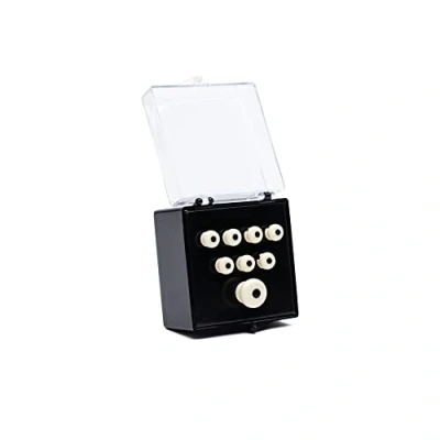 Afbeelding van Martin 18APP28 Plastic Bridge Pin Set White With Black Inlay