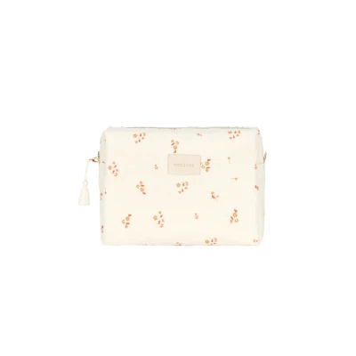 Afbeelding van Nobodinoz Waterproof Vanity Case Toilettas Diva Opera Yellow Lily
