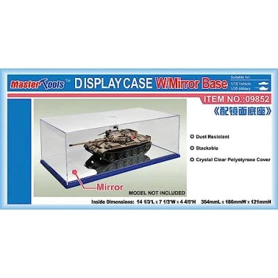 Afbeelding van Master Tools Vitrinekast met spiegelvoet 364x186x121mm BxL