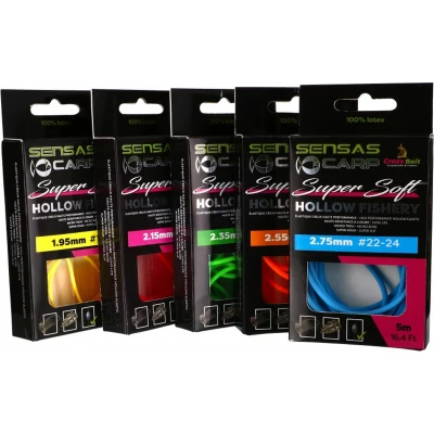 Afbeelding van Sensas Super Soft Hollow Fishery (5m) Maat : 1.95mm (Geel)