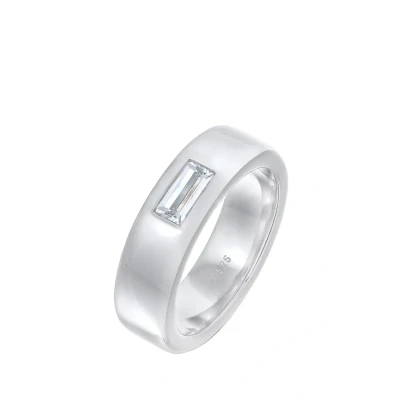 Afbeelding van Elli Basic Elegant Ring, Dames, Maat: 56, Silber
