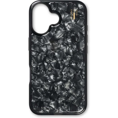 Afbeelding van iDeal of Sweden Hoesje Geschikt voor iPhone 16 Pearlized Case Zwart