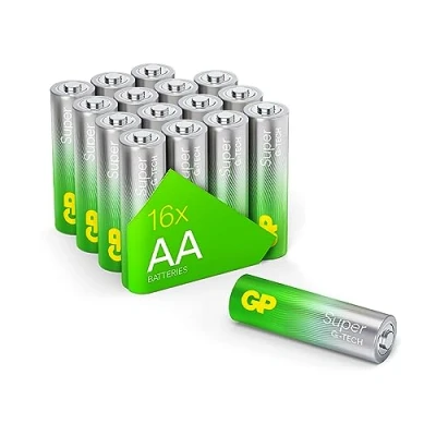 Afbeelding van GP Super alkaline AA batterijen 16PK
