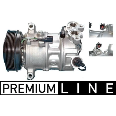 Afbeelding van MAHLE ORIGINAL ACP 511 000P AC Compressor PXC14 12 PAG 46 SP A2 R 1234yf, 134a Met afdichtring VOLVO: S60 II, V40 Hatchback, XC60 I