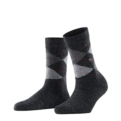 Afbeelding van Burlington Whitby W SO warm fantasiepatroon 1 paar, damessokken, Grijs (Anthracite Mouline 3087), 36 41, (Antraciet 3087)