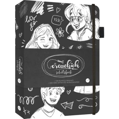 Afbeelding van CreaChick Schetsboek Black