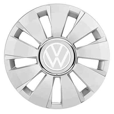 Afbeelding van Volkswagen Set van 4 wieldoppen voor 14 inch stalen velgen zilver 1S0071454BYEH