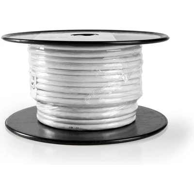 Afbeelding van Netwerk en coax kabel Nedis 10 m (Cat6, Wit)