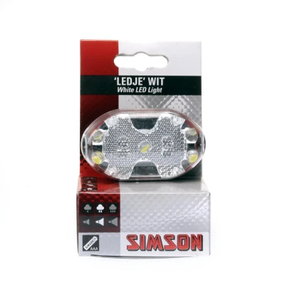 Afbeelding van Simson LED Voorlicht op Batterijen
