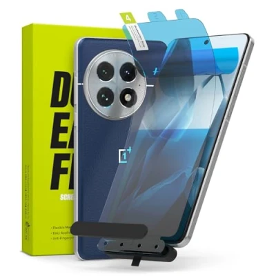 Afbeelding van Ringke Displaybeschermfolie compatibel met OnePlus 13 5G [Dual Easy Film] [2 stuks] eenvoudig in gebruik, veilige bevestiging, stofverwijderingsfunctie, krasbestendig
