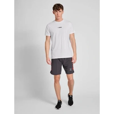 Afbeelding van Hummel Offgrid Tshirt print, Heren, Maat: Small, White forged iron