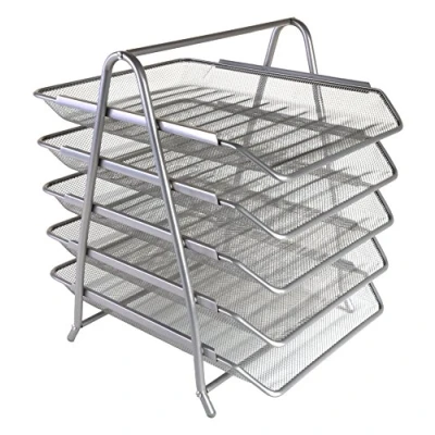 Afbeelding van Mesh 5 Tier Dienblad Zilver