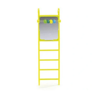 Afbeelding van Bz parkietenladder met spiegel en telraam