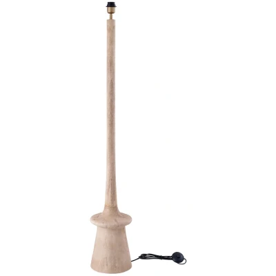 Afbeelding van PTMD Vloerlamp Caelin 24x24x135 cm Hout Naturel
